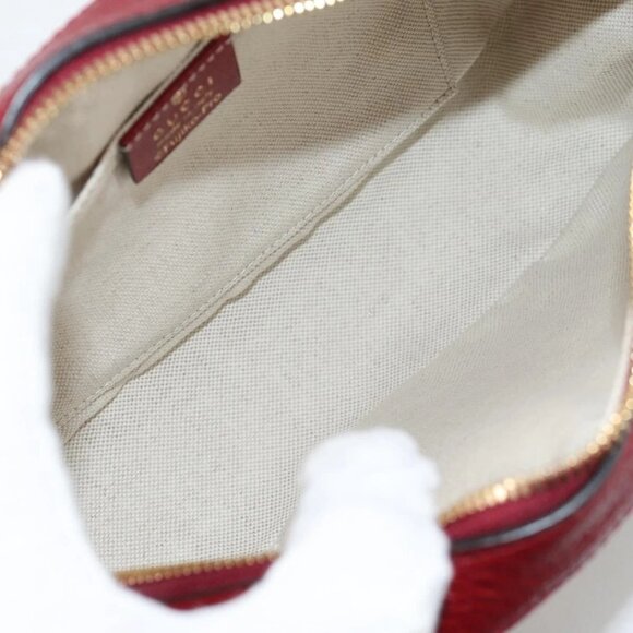 GUCCI Micro GG Supreme Doraemon Collaboration Bag PVC Beige 574886 Auth 137235M - Picture 10 of 16